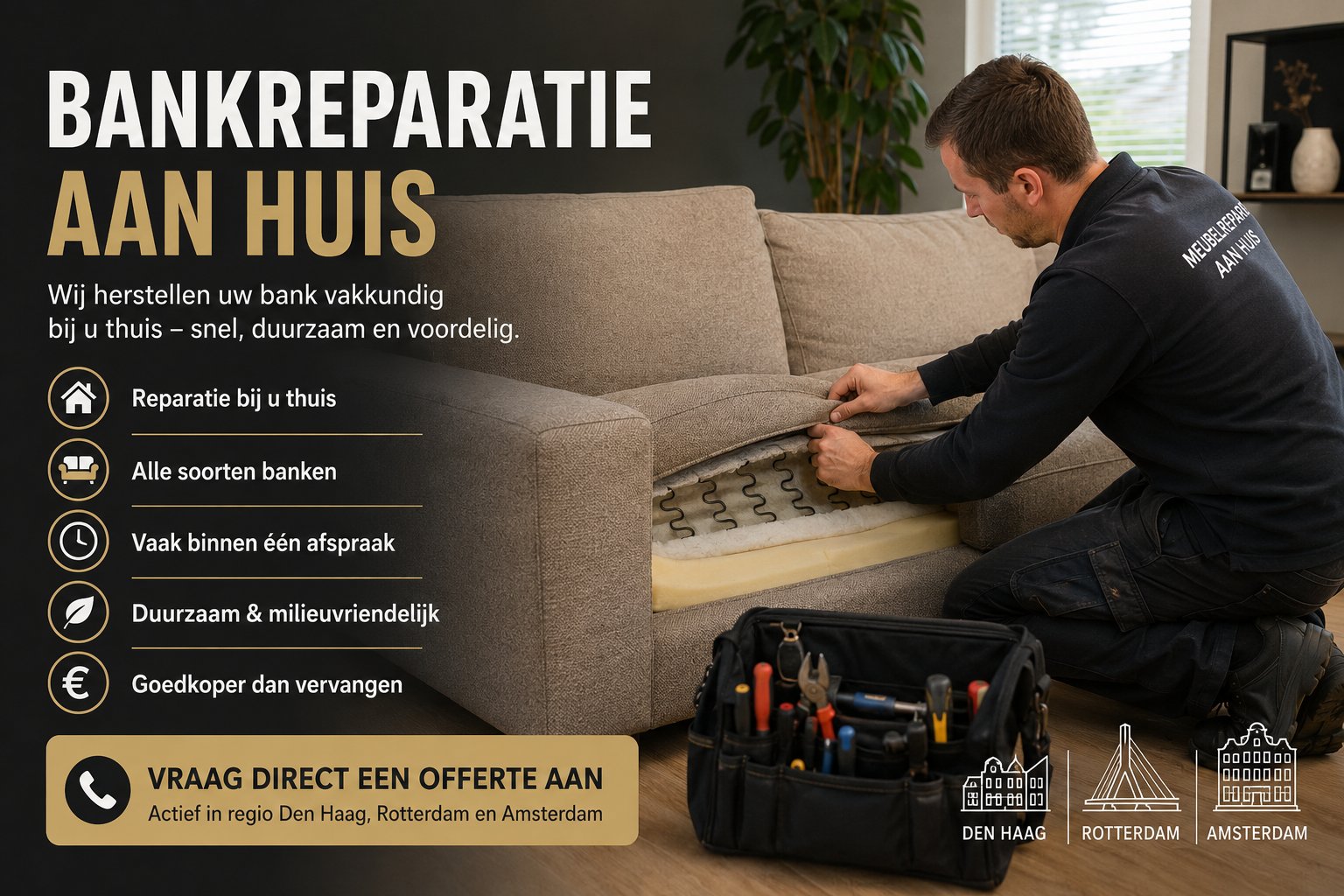 bankreparatie aan huis